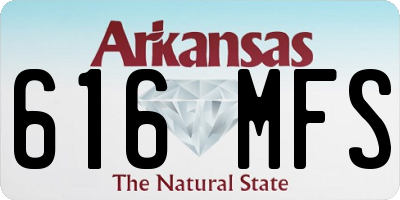 AR license plate 616MFS