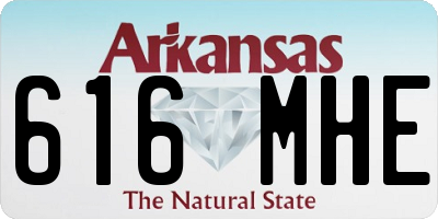 AR license plate 616MHE