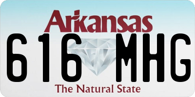 AR license plate 616MHG