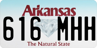 AR license plate 616MHH