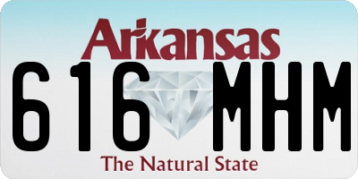 AR license plate 616MHM