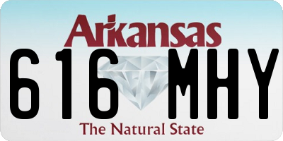AR license plate 616MHY