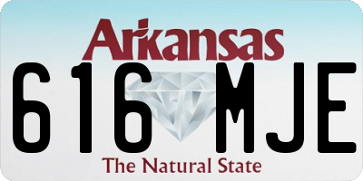 AR license plate 616MJE