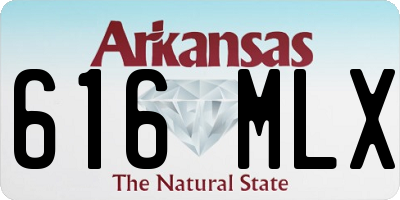 AR license plate 616MLX