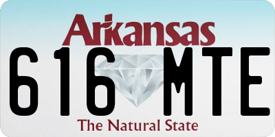AR license plate 616MTE