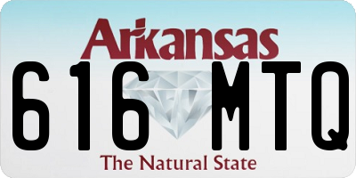 AR license plate 616MTQ