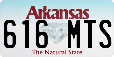 AR license plate 616MTS