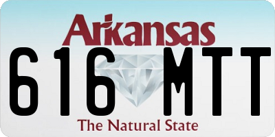 AR license plate 616MTT