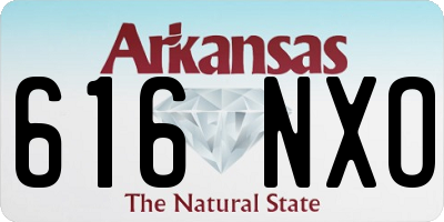 AR license plate 616NXO