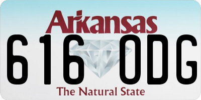 AR license plate 616ODG