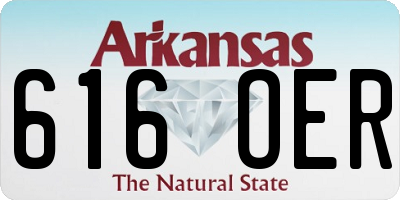 AR license plate 616OER