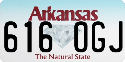 AR license plate 616OGJ