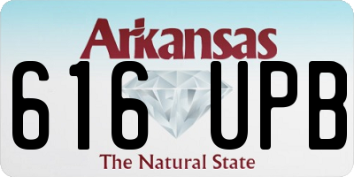 AR license plate 616UPB
