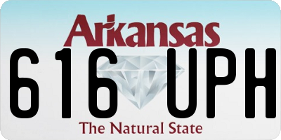 AR license plate 616UPH