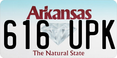 AR license plate 616UPK