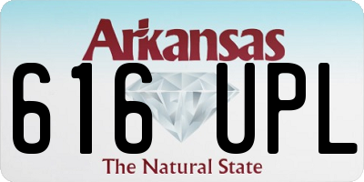 AR license plate 616UPL
