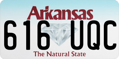 AR license plate 616UQC
