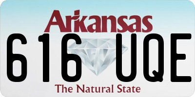 AR license plate 616UQE
