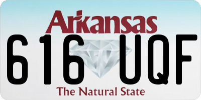 AR license plate 616UQF