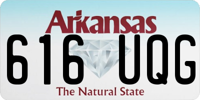 AR license plate 616UQG