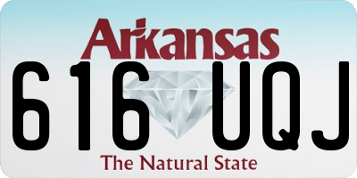AR license plate 616UQJ