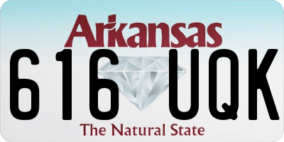 AR license plate 616UQK