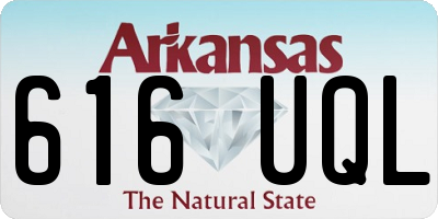 AR license plate 616UQL