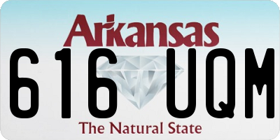AR license plate 616UQM