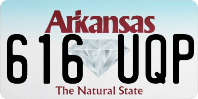 AR license plate 616UQP