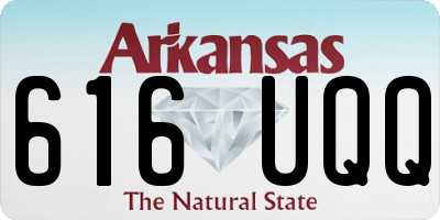 AR license plate 616UQQ