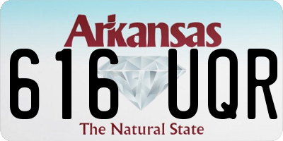 AR license plate 616UQR