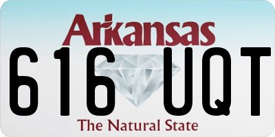 AR license plate 616UQT