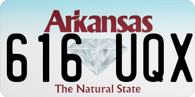 AR license plate 616UQX