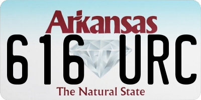 AR license plate 616URC