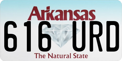AR license plate 616URD