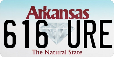 AR license plate 616URE