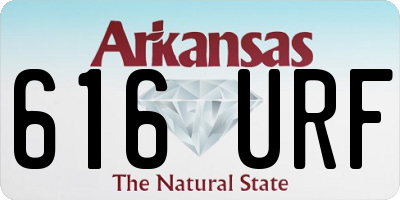 AR license plate 616URF