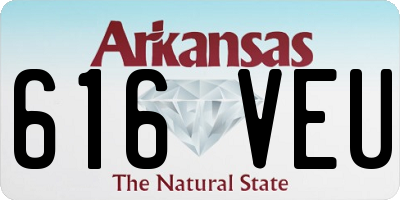 AR license plate 616VEU
