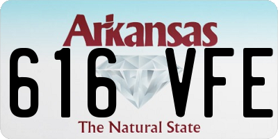 AR license plate 616VFE