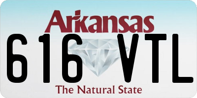 AR license plate 616VTL