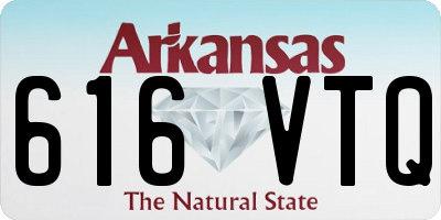 AR license plate 616VTQ