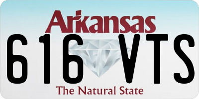 AR license plate 616VTS