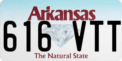 AR license plate 616VTT