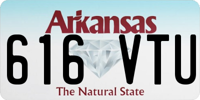 AR license plate 616VTU
