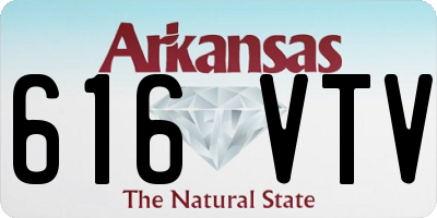 AR license plate 616VTV