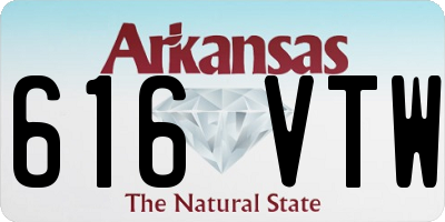 AR license plate 616VTW
