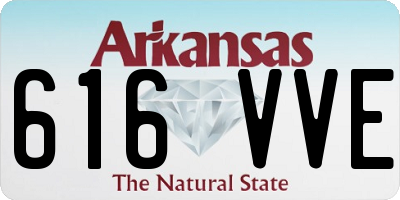 AR license plate 616VVE