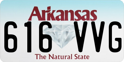 AR license plate 616VVG