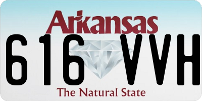 AR license plate 616VVH