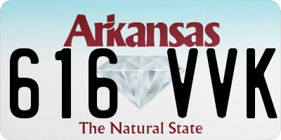 AR license plate 616VVK